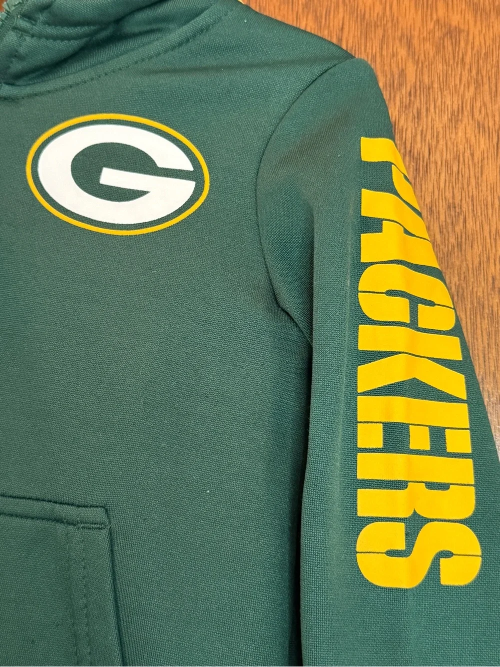 NFL Green Bay Packers Youth Full-Zip Hoodie & T-Shirt Set